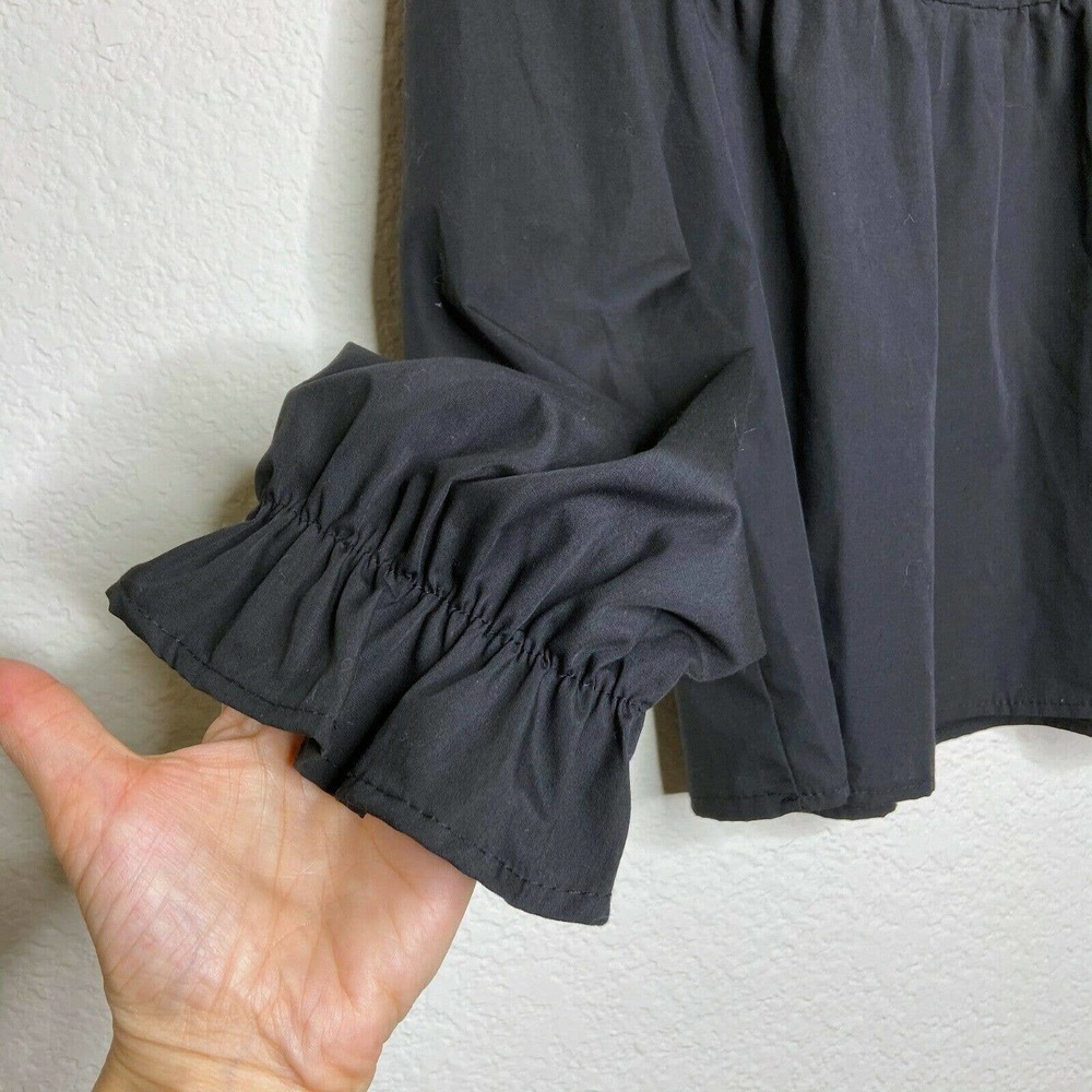 Bleuh Ciel Embroidered Ruffle Top - Picture 3 of 6